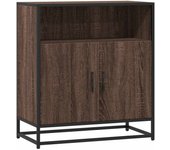 Aparador | aparador de comedor | armario de cocina madera ingeniería roble marrón 68x35x76 cm cfw167986