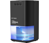 Deshumidificador nettlife de 1400 ml, con temporizador e iluminación ambiental (negro)