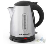 Hervidor de agua de acero inoxidable, 1.7 litros, 2200w, hervidora con jarra extraible, calienta liquidos