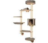 Kerbl rascadores de pared para gato dolomit xl tofana 185cm gris 81541
