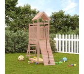 Maison exclusive - casita infantil con pared de escalada madera abeto douglas