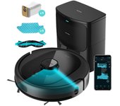 Robot aspirador conga 8290 power ultra home genesis, 280 min de autonomía, 7000 pa,laser, base autovaciado, bolsa 3 l, 4 en 1: barre, aspira, friega y