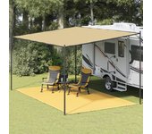 Maison exclusive - alfombra para tienda de campaña beige 300x500 cm