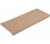Alfombrilla autoadhesiva escalera 30 uds | alfombras de escalera | tapetes de escalera beige 65x24,5x3,5 cm cfw799688