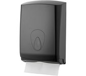 Dispensador papel, dispenser carta mani - pqbmidih, midi, plástico, negro