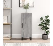 Aparador | aparador de comedor | armario de cocina madera de ingeniería gris sonoma 34,5x34x90 cm cfw35618