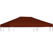 Maison exclusive - toldo de cenador terracota 310 g/m² 3x4 m