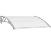 Marquesina para puerta pc 120x100 cm / 120 x 100 cm / gris