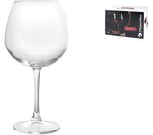 Pasabahce lote de 6 copas de cristal transparente enoteca vinos maduros cl 75