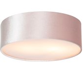 Plafón rosa 30 cm interior dorado - drum
