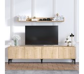 Mueble tv primo roble zafiro