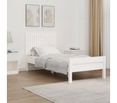 Cabecero de cama，panel de cabecera，decoración de pared madera maciza pino blanco 95,5x3x60 cm cfw73705