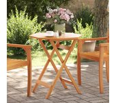 Mesa de jardín plegable?madera maciza de acacia 70x75 cm.