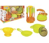 Globo playset accesorios de cocina 12pcs para chef italia w'toy