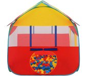 Tienda de jardín | carpa de juegos con 550 bolas 123x120x146 cm cfw310778
