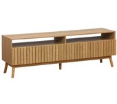 Mueble bajo de tv trend 2 huecos + 2 cajones madera 50x150x40 cm adec