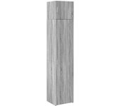 Armario estrecho madera ingeniería gris sonoma 45x42,5x225 cm