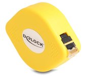 Delock 80239 cable retráctil rj45 cat.6a stp 1,5 m, negro / amarillo