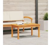 Mesa de café vidaxl 75x40x38 cm madera maciza de acacia
