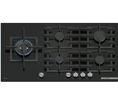 Bosch serie 6 ppm9a6i40 hobs negro integrado 90 cm encimera de gas 5 zona(s)
