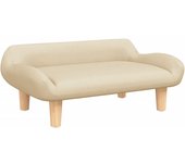 Sofá para niños | sofá de salón | sofá de descanso de tela crema 70x40x24 cm cfw910367