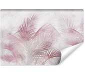 Papel pintado no tejido foto palmera hormigón para habitación 368cm x 254cm