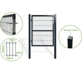 Puerta de malla 1m gris razo al.120cm