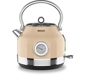 Hervidor de agua inalambrico eternal retro serie beige