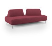 Newton sofá modular con respaldos removibles 212 cm rojo