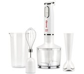 Girmi mx1601 licuadora batidora de inmersión 400 w acero inoxidable, transparente, blanco