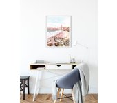 Cartel artístico de komar - voyage golden gate - talla: 50 x 70 cm