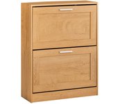 Zapatero con 2 solapas organizador para zapatos armario de entrada 60 x 23 x 79 cm fsr137-n sobuy es