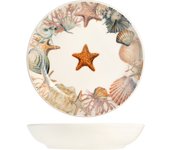 2x h&h saintbarth servicio de mesa de 18 piezas de gres decorado