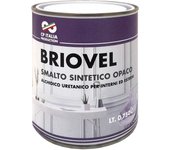 Paquete de 6 esmaltes briovel 0,375l blanco satinado