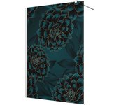Vinilo adhesivo para mampara de ducha esmerilado - flores