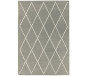 Alfombra pura de lana estilo bereber diamond 80x160 cm