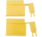 Clips de pestaña de bloqueo accesorio de reemplazo de filtro de piscina waterway amarillo