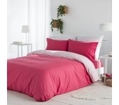 Funda nórdica casual fucsia 140x200cm