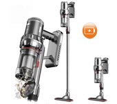 Aspiradora recargable sin cable y con bolsa vertical 600w pisos v12