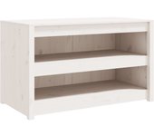 Mueble de cocina exterior madera maciza pino blanco 106x55x64cm