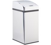 Relaxdays cubo basura cocina pequeño con sensor, acero inoxidable, plateado, 7 litros