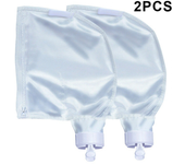 Bolsa de repuesto para robot limpiador de fondo de piscina polaris 280 480, bolsas de malla de nailon multiusos con cremallera (2 unidades)