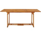 Mesa de comedor jardín 180x90x75 cm madera maciza de acacia