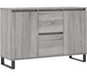 Aparador | aparador de comedor | armario de cocina de madera de ingeniería gris sonoma 104x35x70 cm cfw74422