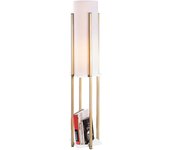 Lámpara de pie 7133-white, gold oro blanco metal diámetro 20x64 cm