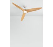 Wind century - ventilador de techo 40w silencioso ø152 cm 100% madera