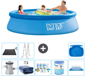 Paquete de piscina - intex - alrededor - 305x305x76 cm + accesorios a953
