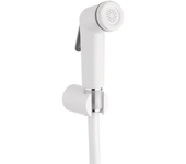 Teleducha higiénica de plástico blanco con soporte mural serie easy idral 09024/d