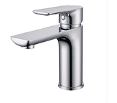 Grifo de lavabo cromado.grifo para baño, agua fría y caliente, mezclador monomando para lavabo