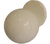 Aplique de interior blanco laco con tulipa blanca opal brillo
